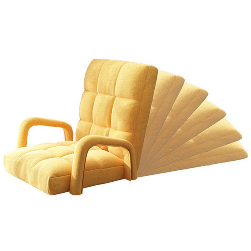 27.56"H Linen Tufted Back Accent Chair Stain-Resistant Arm Chair with Pillow