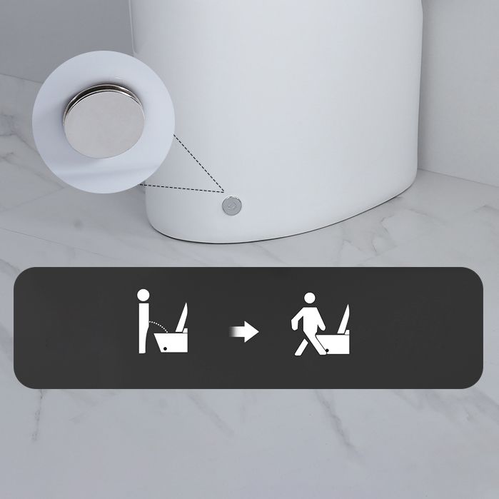 Floor Mounted Toilet One-Piece Toilet ABS Contemporary Flush Toilet