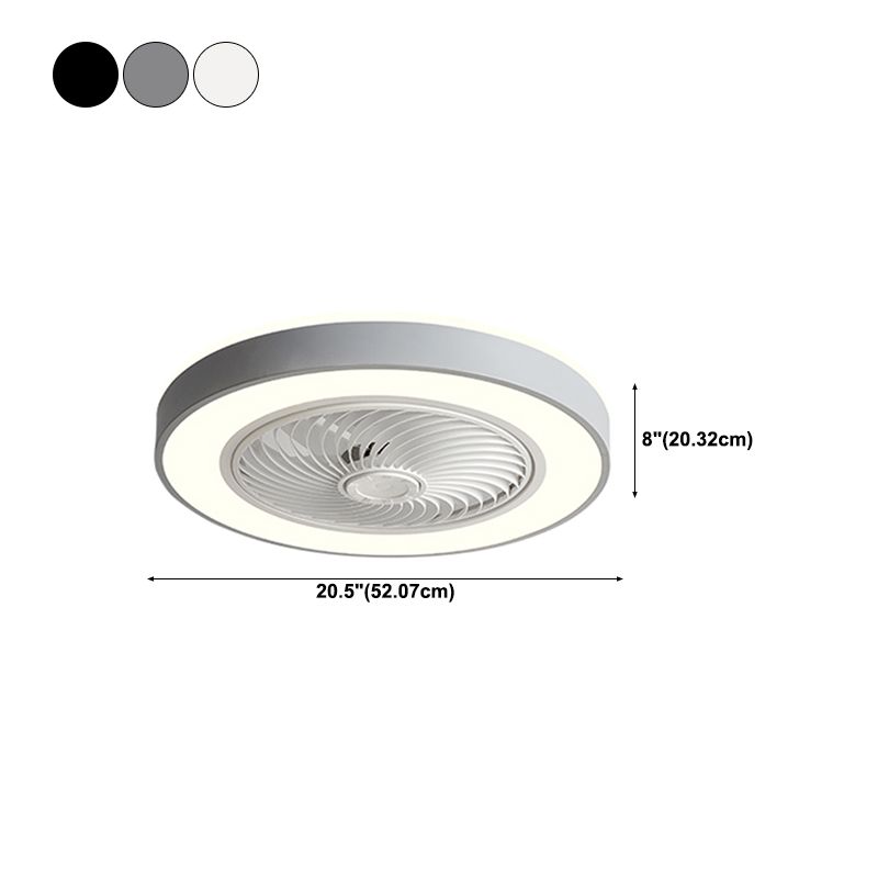 Modern Style Ceiling Fan Lamp Metal Ceiling Fan Lighting for Living Room