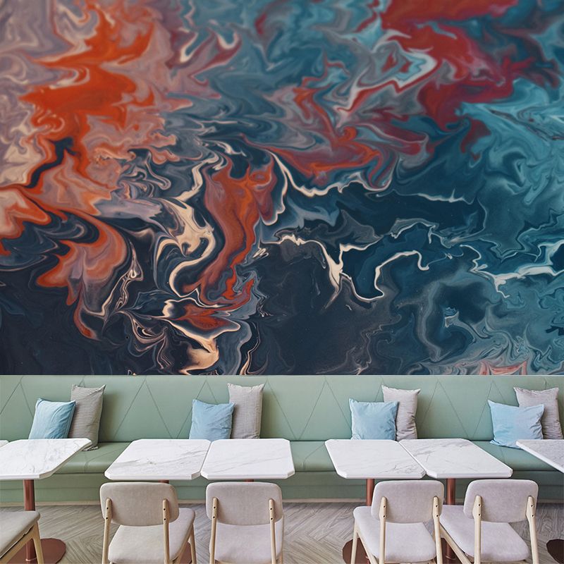 Eco-friendly Decorative Wall Mural Illustration Horizontal Modern Abstract Pattern Wall Covering