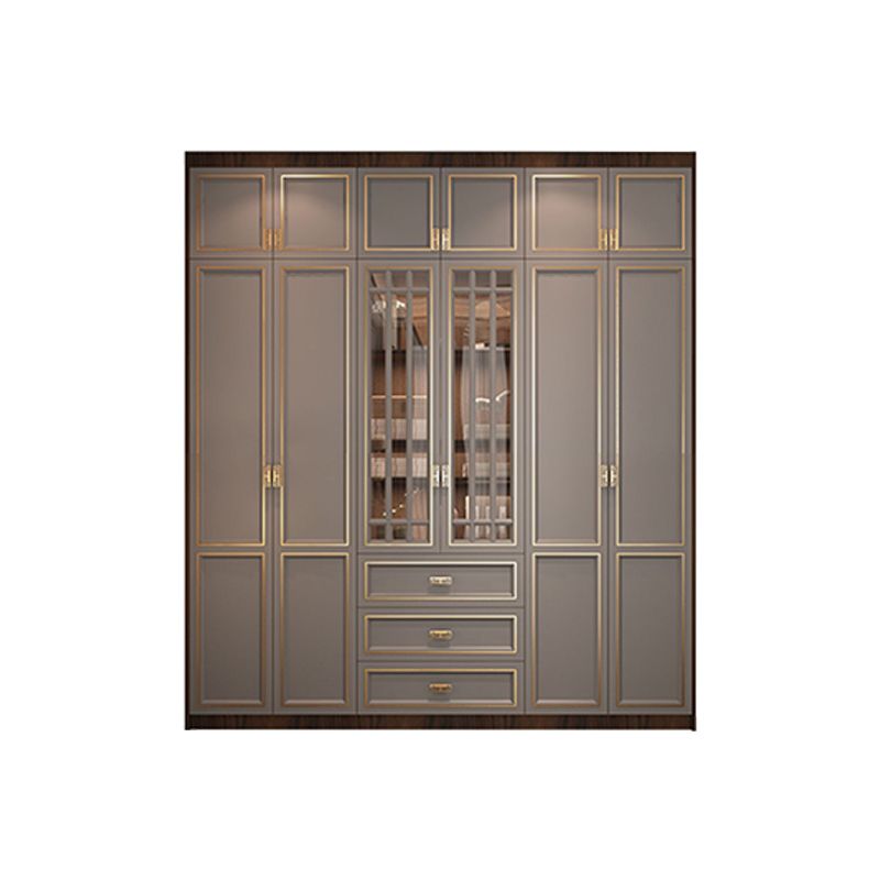 Modern Freestanding Wardrobe Engineered Wood Wardrobe Armoire