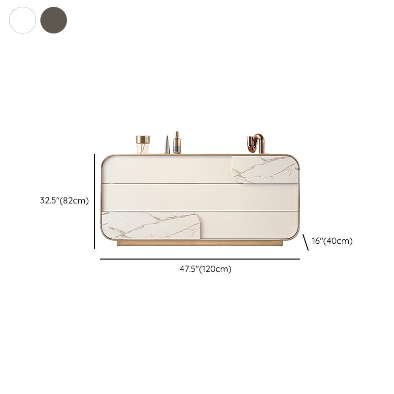 15.6-inch W Storage Chest Dresser Contemporary Solid Wood Dresser