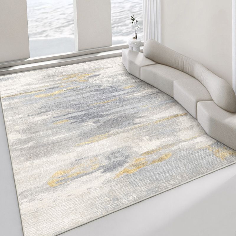 Nostalgia Ombre Print Rug Polyester Indoor Carpet Stain Resistant Area Carpet for Living Room