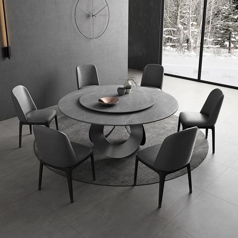 Modern 1/4/5/7 Pieces Dining Set Sintered Stone Round Dining Furniture Set /Separate Items
