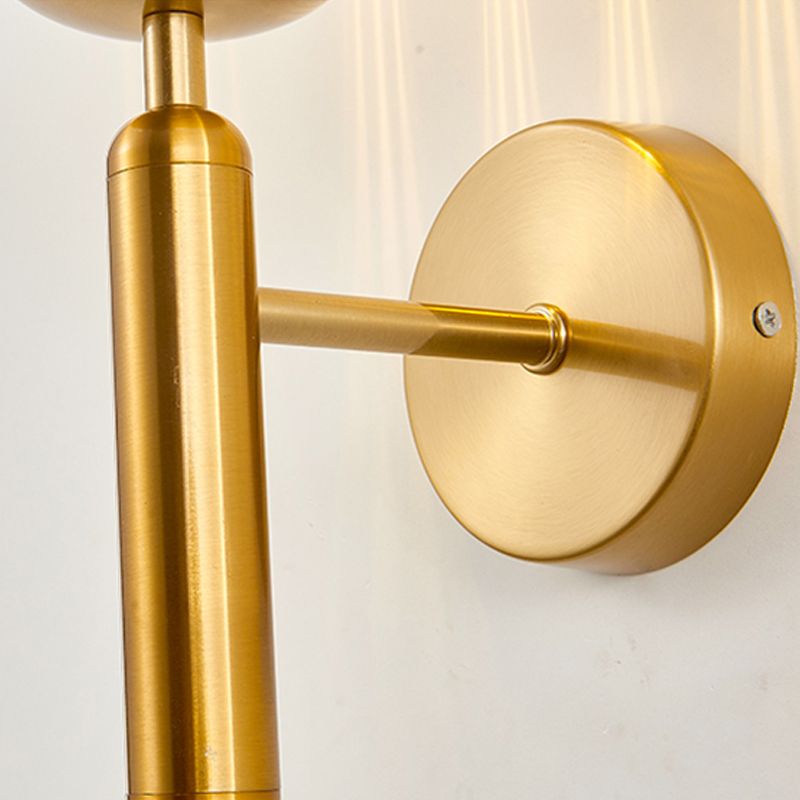 Modern Style Ball Wall Mounted Lamps Glass 1 Light Wall Sconces