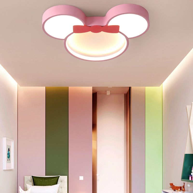 Modern minimalisme LED-plafondlamp Mooie cartoon inbouwlamp voor kinderslaapkamer