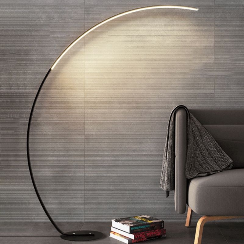 Strip Shape Floor Light 1-Light LED Floor Standing Light Fixture for Living Room