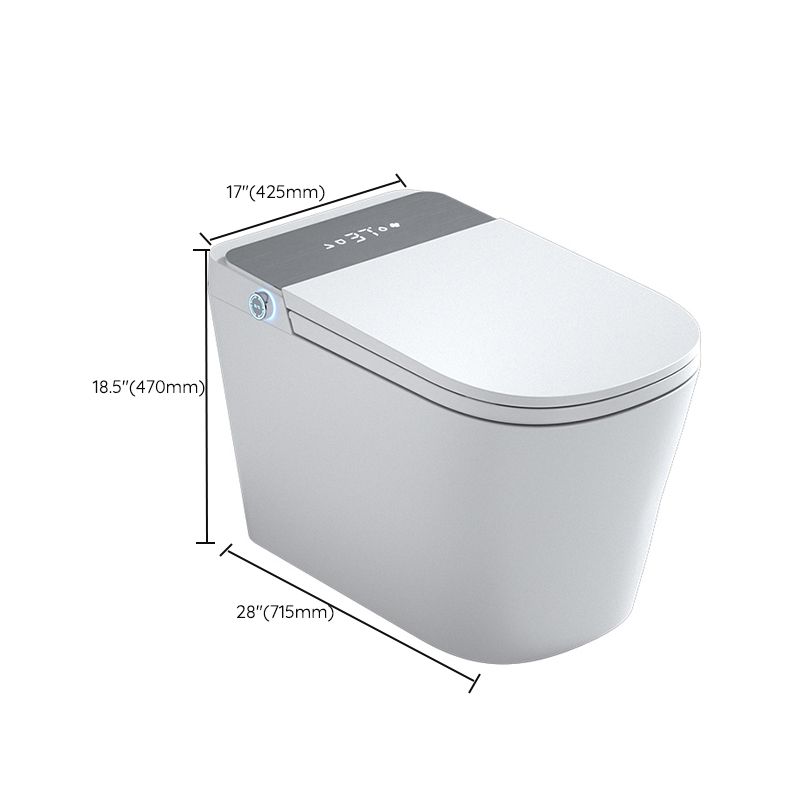 Modern Ceramic Floor Mount Urine Toilet Concealed Tank Toilet Bowl with Toilet Seat