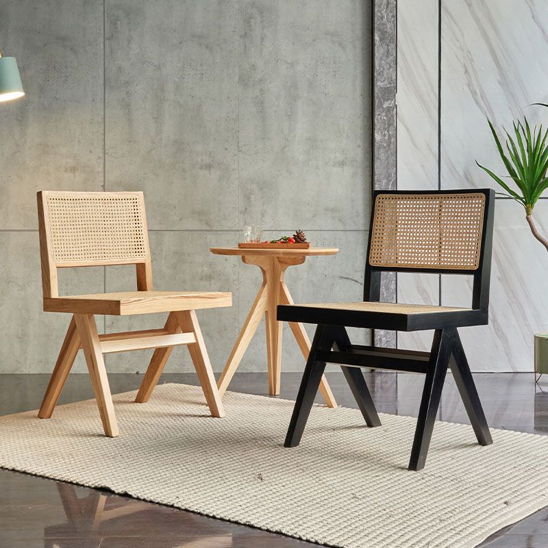 Modern Kitchen Side Dining Chairs Oak Wood Side Chairs for Home
