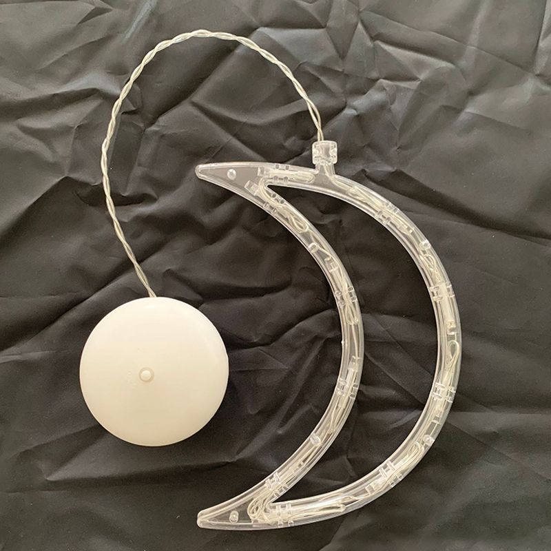 Christmas LED String Lights in Modern Creative Style White Plastic Decorative Lamp with Sucker