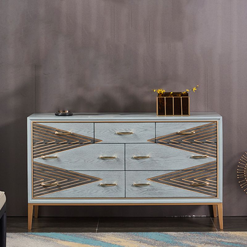 15.6/14.82 Inch Width Glam Storage Chest Manufactured Wood Dresser