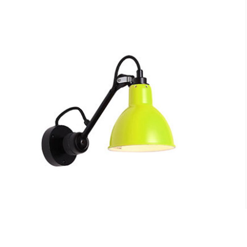 Modern Colorful Adjustable Wall Sconce One Blub Metal Wall Mounted Light Fixture