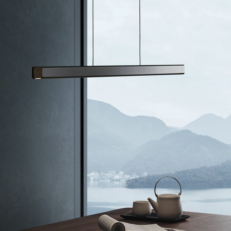 Apparecchio di illuminazione a sospensione lineare Cucina contemporanea METALLA LIGHT 1 1