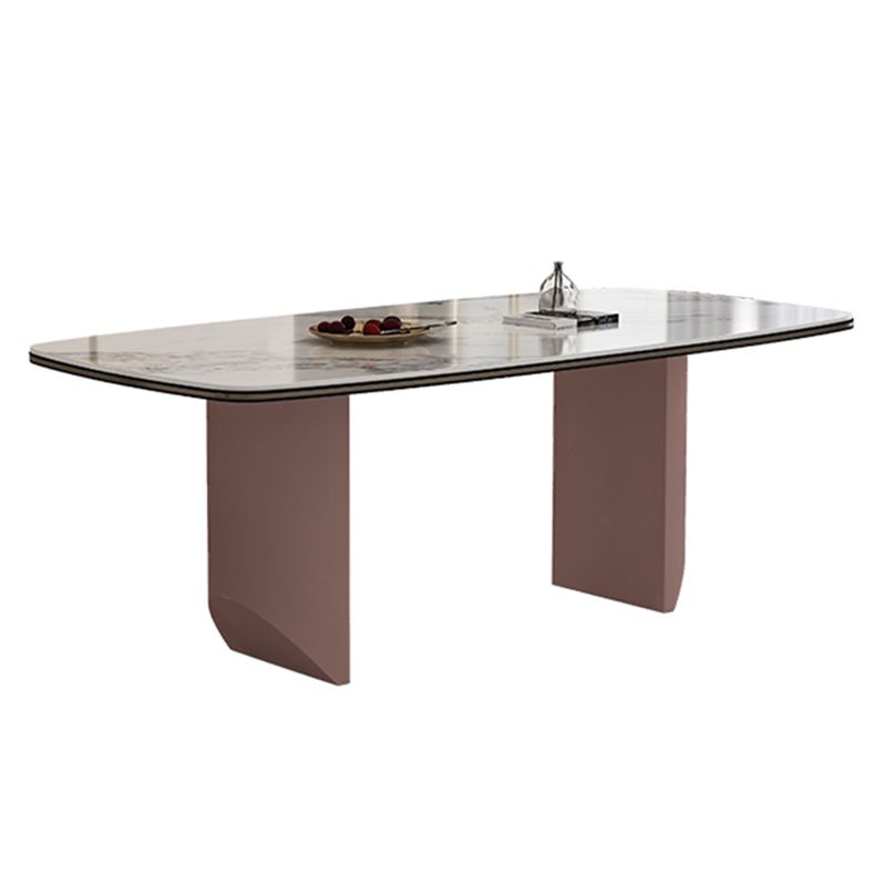 Designer Style Sintered Stone Dining Set Rectangle 1/3/4/5/7 Pieces Dining Table Set