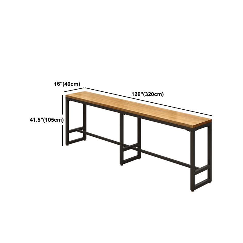 Modern 1/2/4/7 Pieces Solid Wood Pub Table Set Rectangular Counter Table for Dining Room