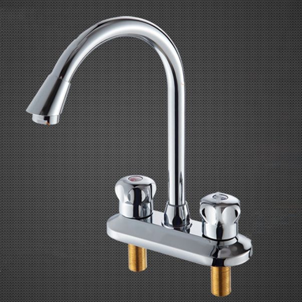 Modern Style Kitchen Faucet Gooseneck Countertop Installation Kitchen Faucet