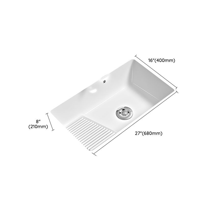 Modern Vessel Lavatory Sink Porcelain with Faucet Bathroom Sink