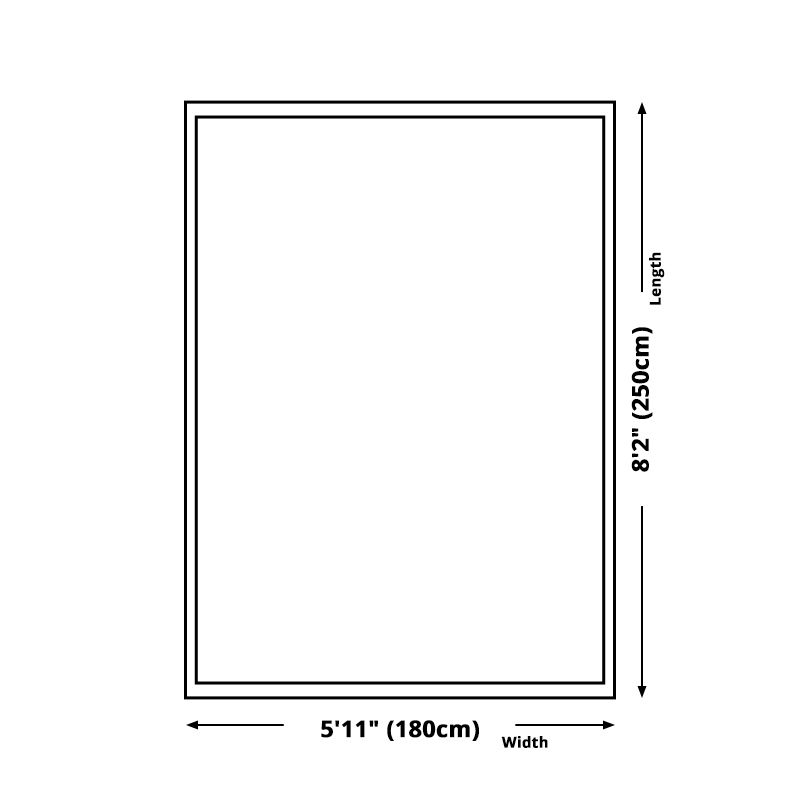 Bold Geometric Area Rug Modern Indor Rug Washable Polyester Non-Slip Carpet for Home Decor