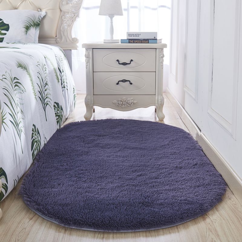 Tendy Shag Area Tapis Simplicity Plain Intérieur tapis intérieur Polyester Anti-Slip Backing Tapis pour décoration intérieure