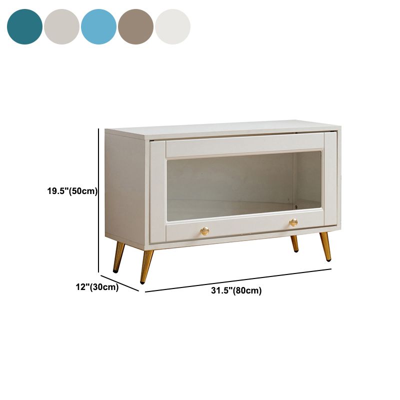 Urban Closed Back Standard Wood Shelf Bookcase for Living Room