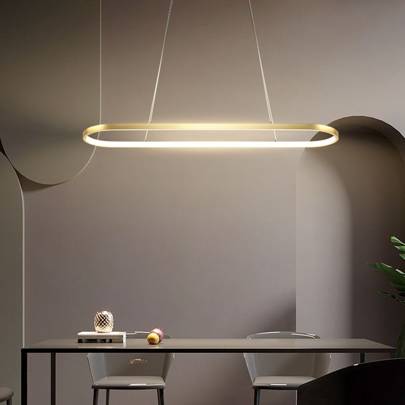 Nordic Dining Chandelier Lamp Modern LED Hanging Lamp Fixture for Dining Room