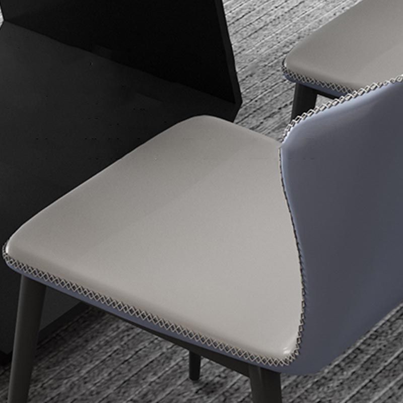 Modern Sintered Stone Top Dining Set Rectangular 1/4/5/7 Pieces Dining Room Table Set