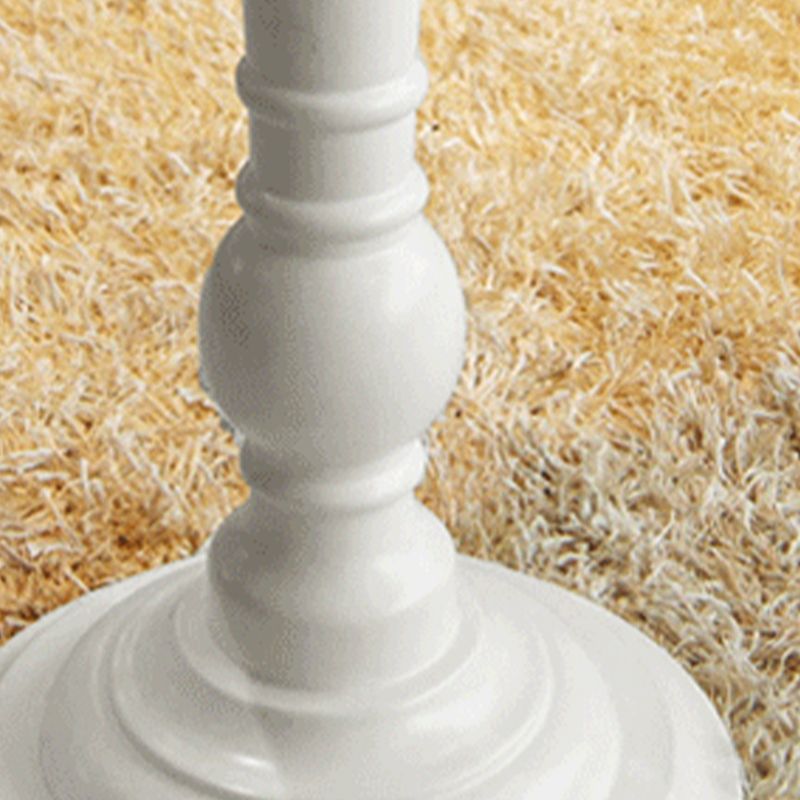 Nordic Corner Table Wood Pedestal Side Table for Living Room