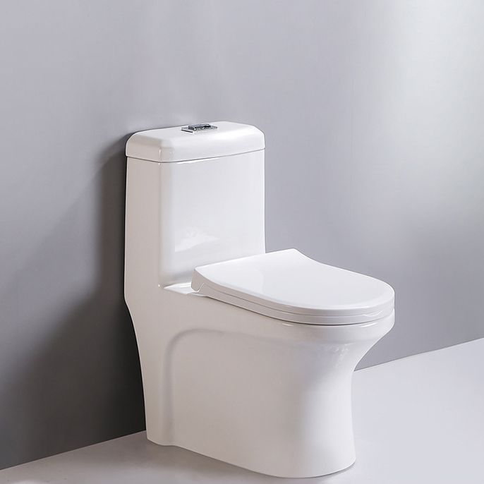 Siphon Jet Urine Toilet One-Piece Toilet Porcelain Floor Mounted Flush Toilet