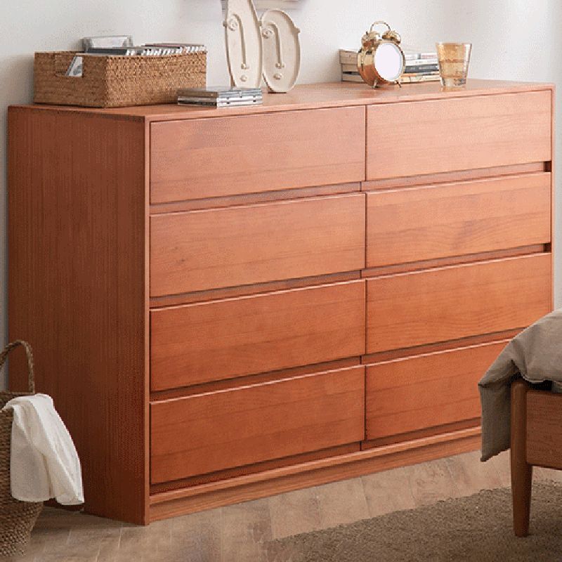 15.74" Wide Accent Chest Pine Rectangle Standard Chest with Drawers