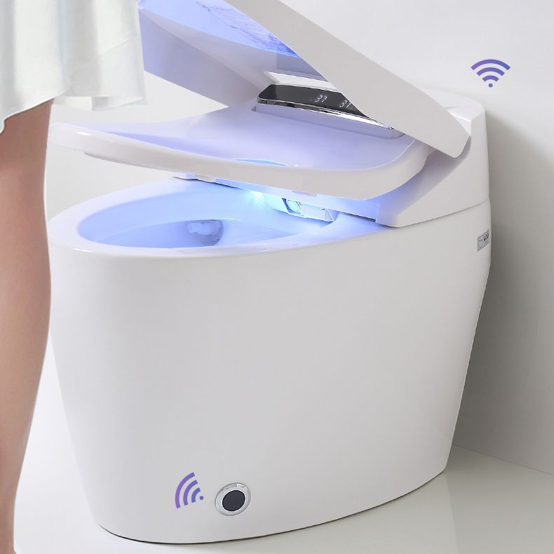 Modern Floor Mount Toilet Bowl Siphon Jet Bidet Toilet with Seat for Bathroom