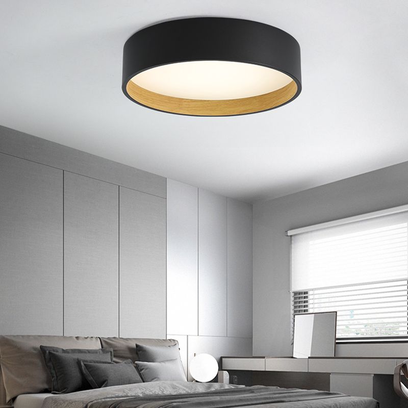 Plafonnier LED en fer forgé dans un style créatif moderne, plafonnier circulaire en acrylique