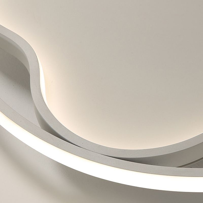 Flor de metal cerca de la iluminación del techo Luz de techo blanca LED nórdica