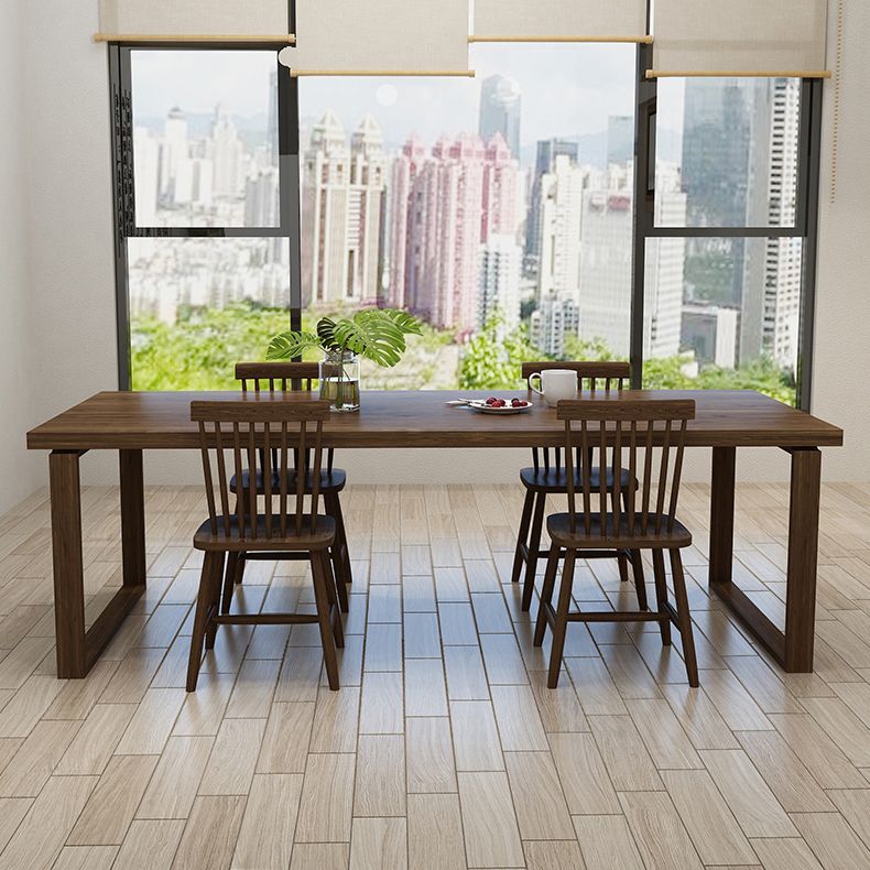 Modern 1/4/5 Pieces Dining Set Rectangle Wood Dining Table for Dining Room