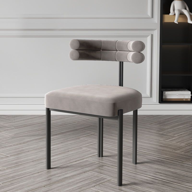 Designer stijl eetstoel stoel open rug armloze eetkamerstoel