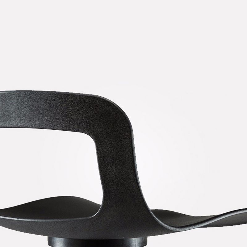 Modern Adjustable Swivel Bar Stool Low Back Plastic Bar and Counter Stool