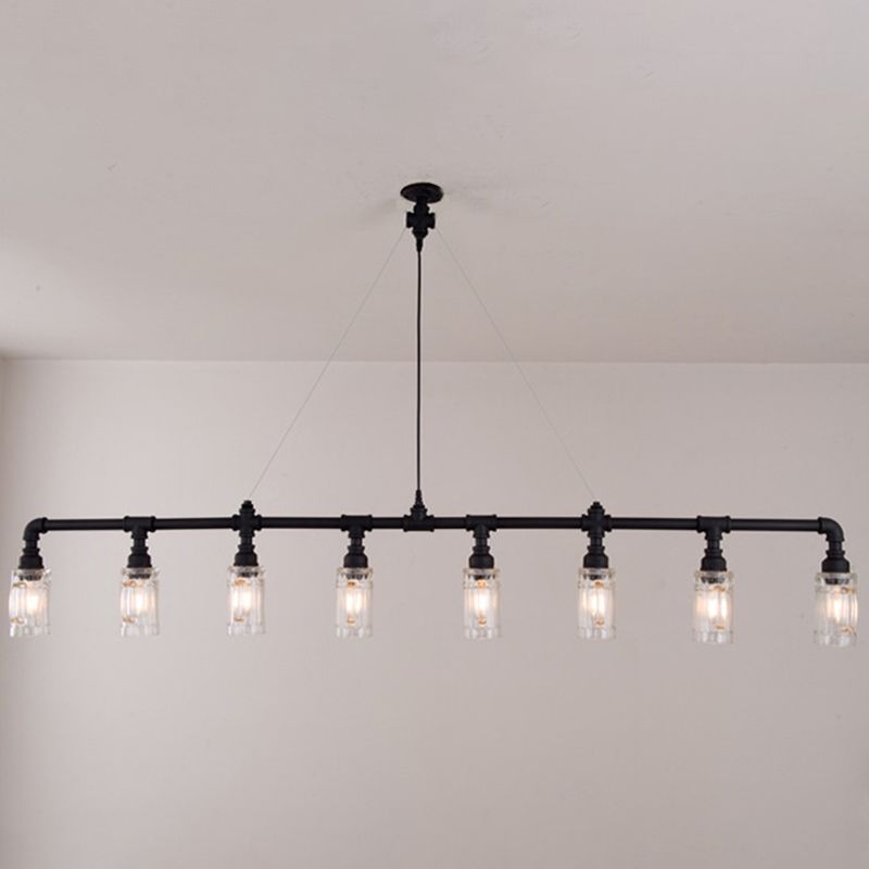 Wine Bottle Wrought Iron Island Lighting Industrial Style Over Island Lighting for Bar