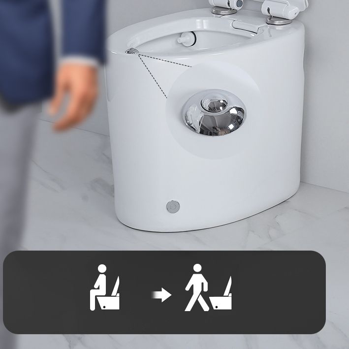 Floor Mounted Toilet One-Piece Toilet ABS Contemporary Flush Toilet