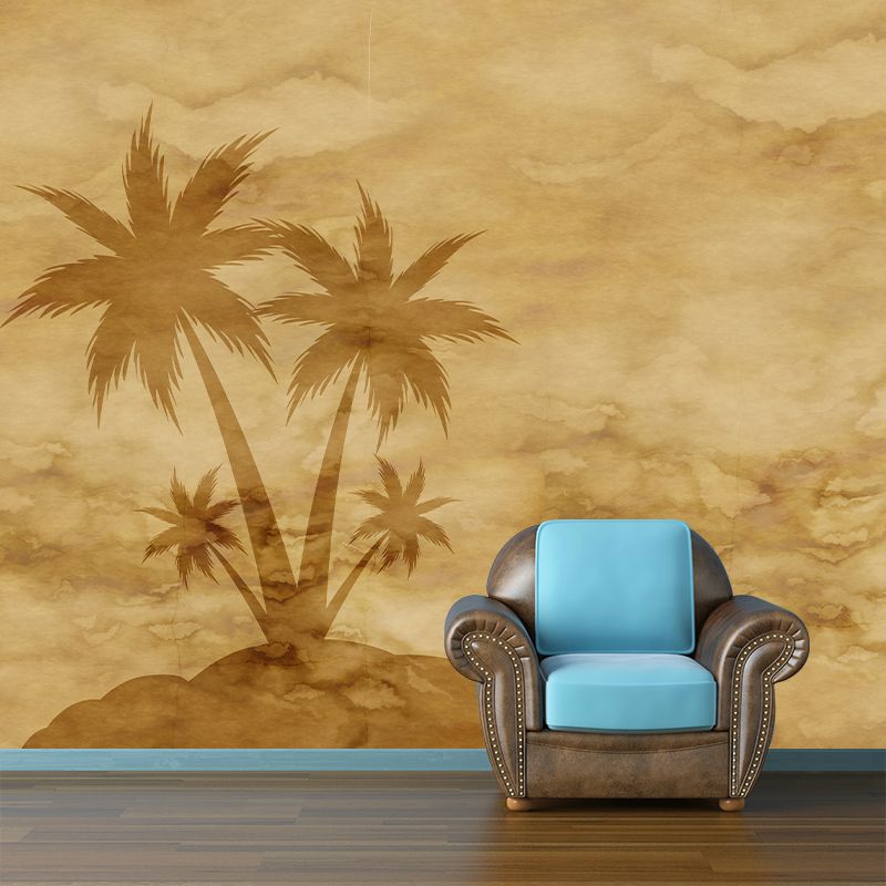 Modern Style Wall Mural Wallpaper Plant Illustration Bedroom Wall Mural