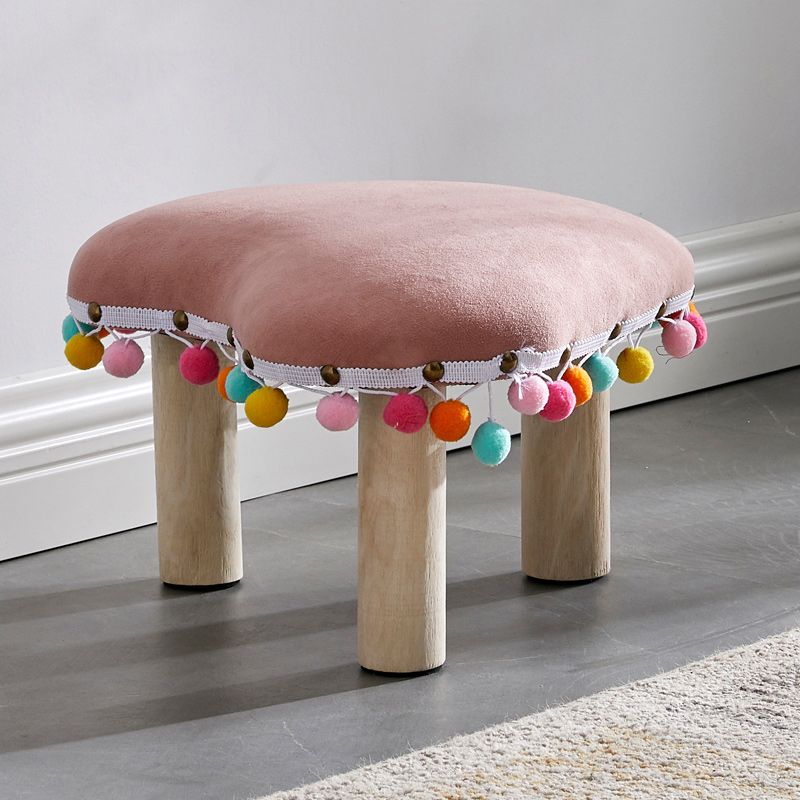 Orange Modern Standard Cotton Tear Resistant Standard for Living Room