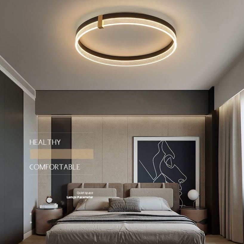 Moderne stijl acryl inbouw plafondarmatuur Geometrische 1-lichts gemonteerde led-verlichting