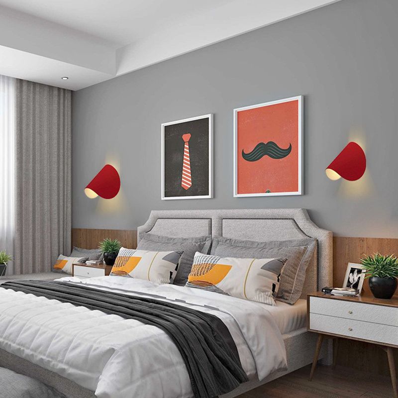Minimalist Swivel Wall Sconce Macaron Curve Wall Light Fixture