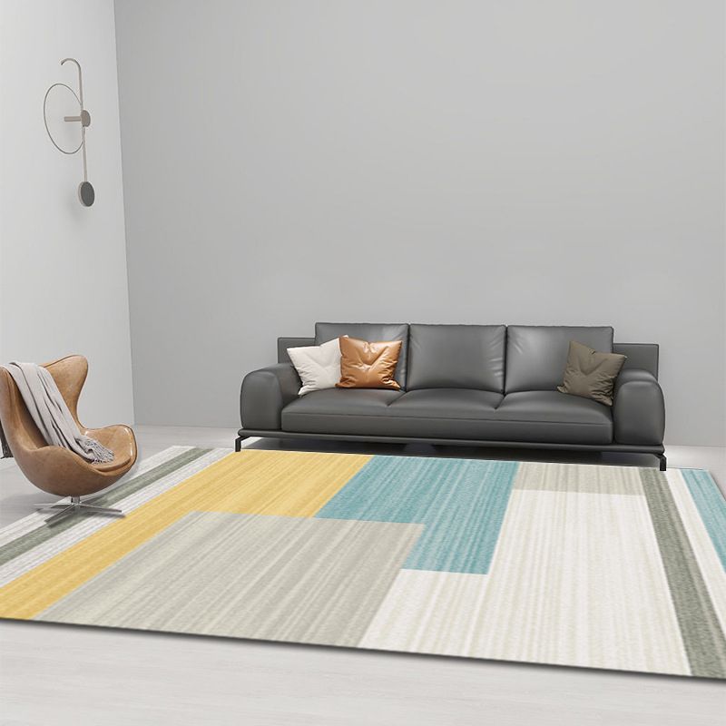 Simplicity Home Decoration Rug Graphic Pattern Area Carpet Polyester Pet Friendly Indoor Carpet