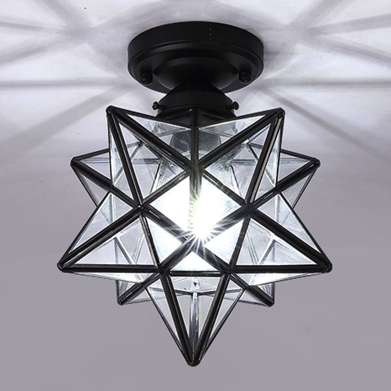 Nordic Simple Industrial Style LED Flush Mount Lighting for Corridor Balcony