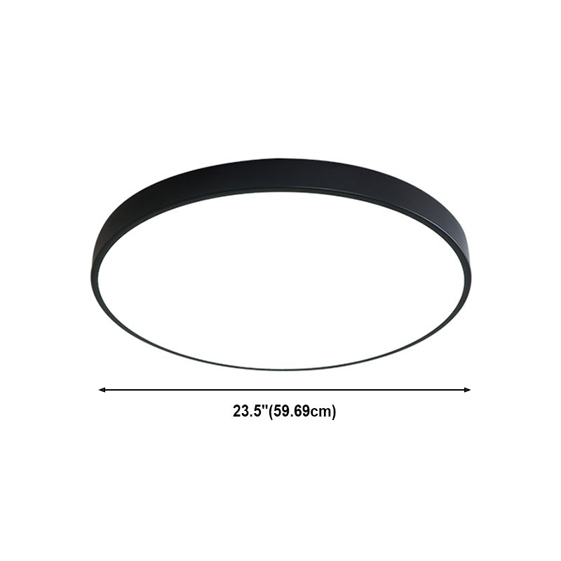 Plafonniers encastrés noirs, luminaire de plafond contemporain pour salon