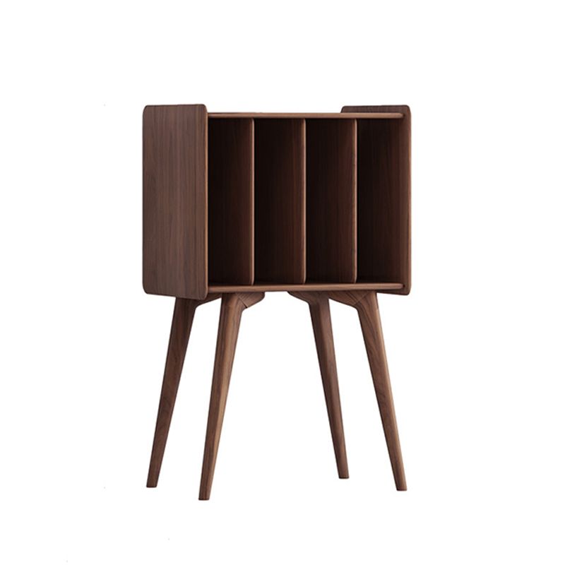 Scandinavian Standard Bookcase Shelves Closed Back Bookshelf for Home