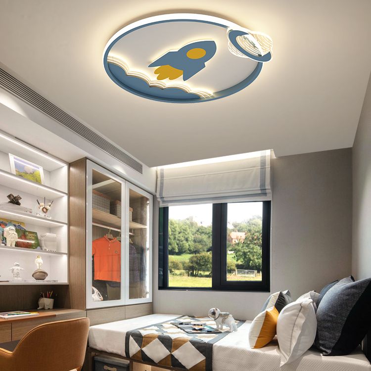 Unique Shape Ceiling Fixtures Kids Style Metal Ceiling Light Fixtures