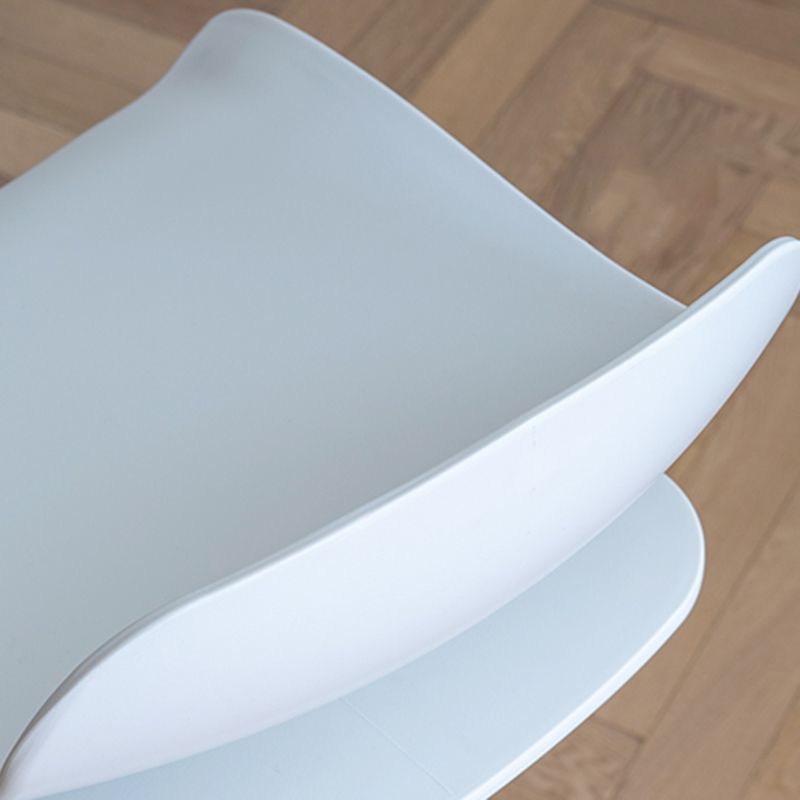 Industrial Iron Simple Barstool Indoor Tall Stool with ABS Seat