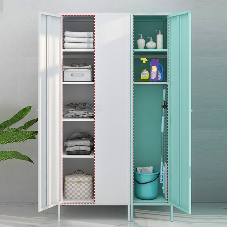 Contemporary Style Wardrobe Metal Bedroom Wardrobe Closet With Legs