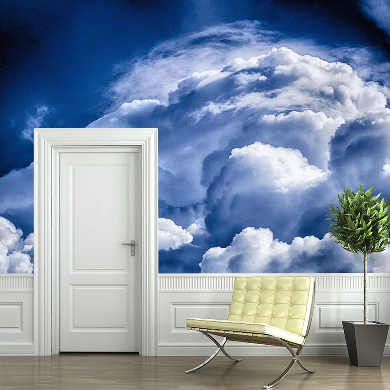 Photography Clouds Landscapes Mural Eco-friendly Wallpaper for Decoration