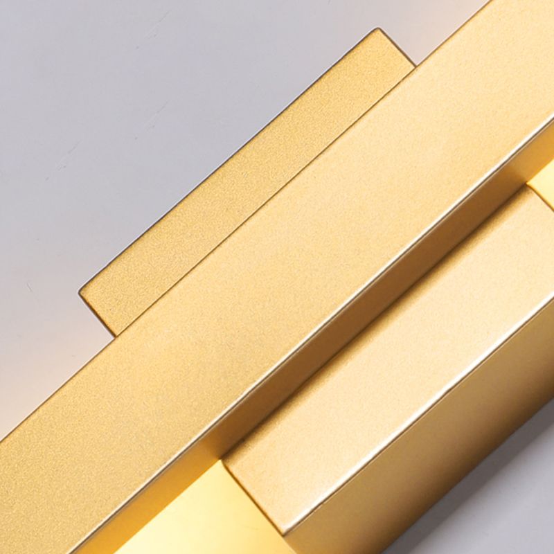 Linear Shade Metal Wall Light Modern 1 Light Wall Mounted Lighting